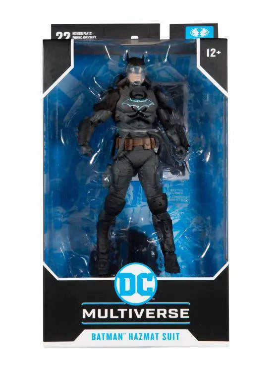 Figura mcfarlane toys dc multiverse batman hazmat suit gold label