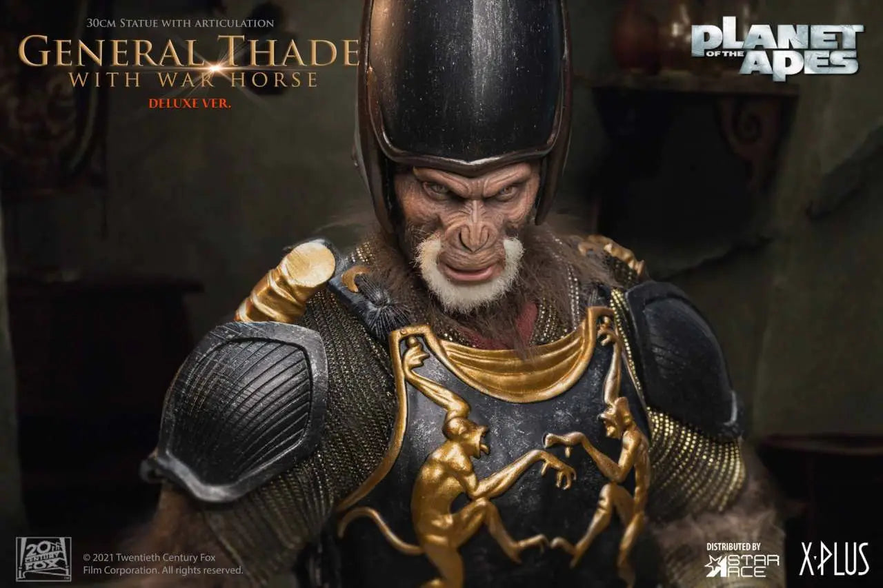 POTA GENERAL THADE W/ HORSE DLX Estatua