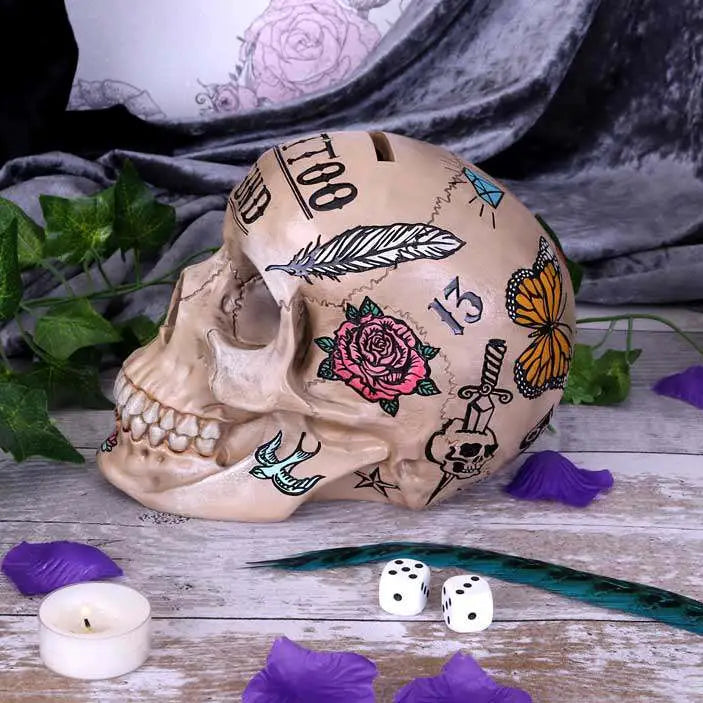 Hucha Skull Tattoo Fund