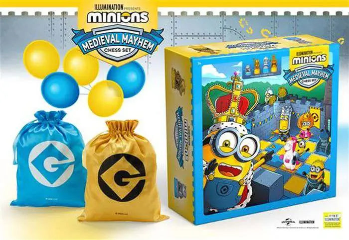 Jogo de Xadrez MINIONS CAOS MEDIEVAL