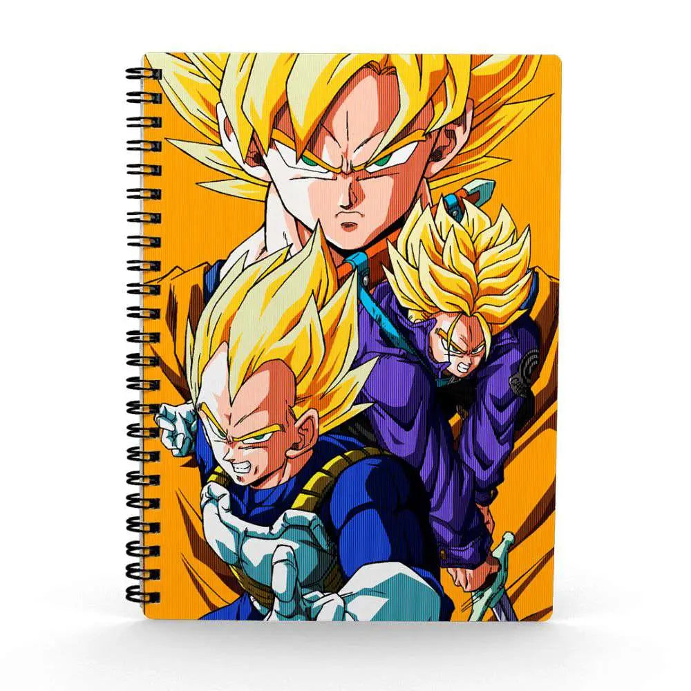 DRAGON BALL Z SAIYANS 3D EFFECT Libreta
