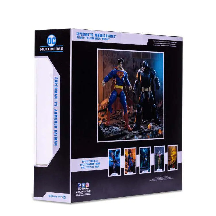 Pack 2 figuras mcfarlane toys collector multipack superman vs armored batman