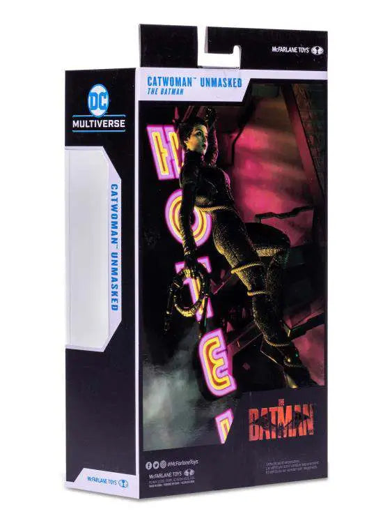 Figura mcfarlane toys dc batman catwoman unmasked