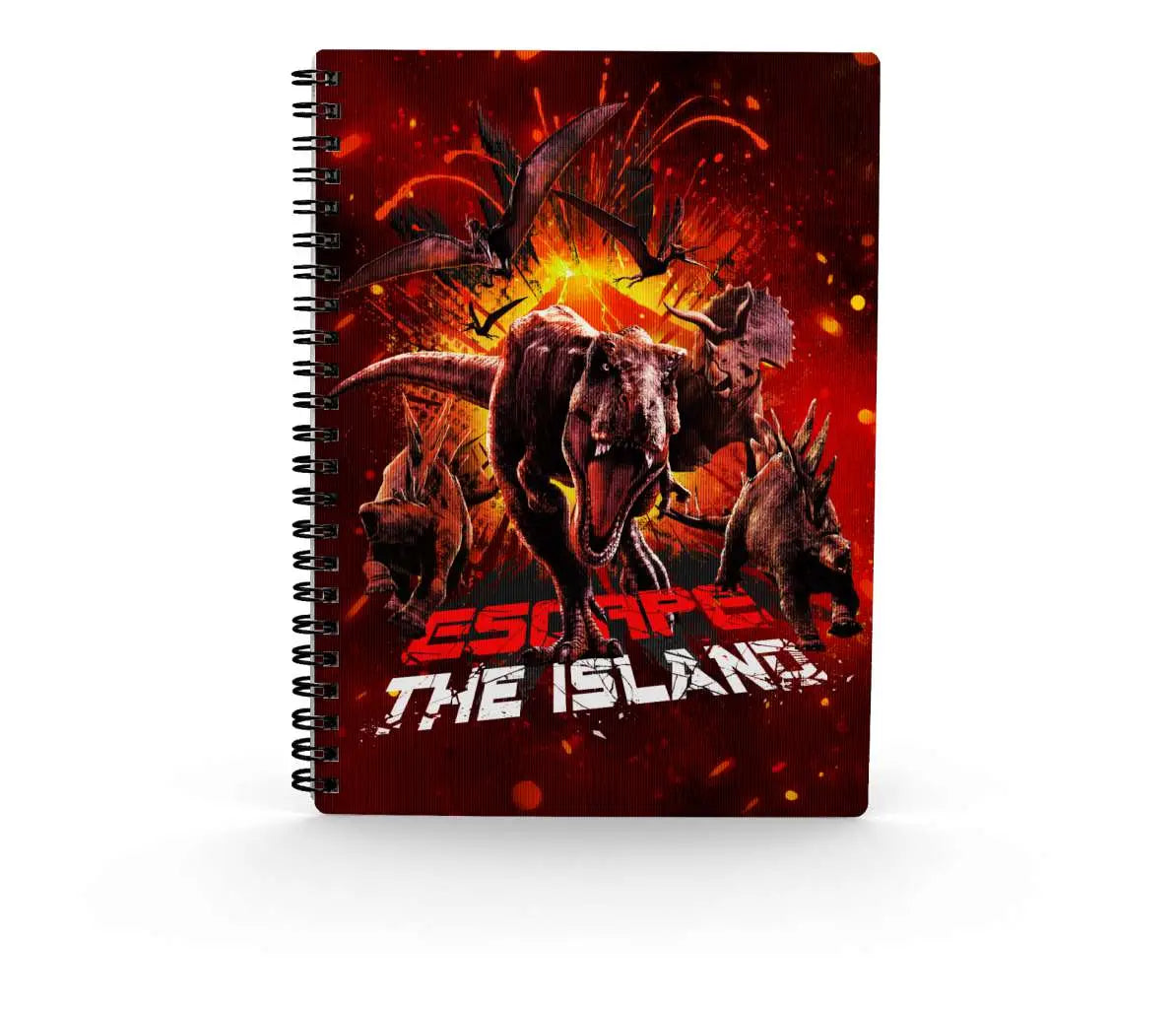 Libreta sd toys efecto 3d escape jurassic world