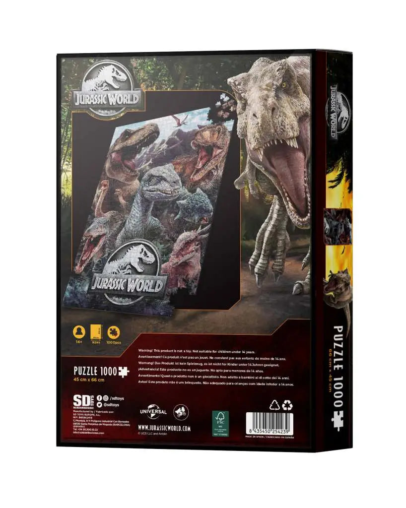 JURASSIC WORLD Póster COMPO VARIOUS PUZZ