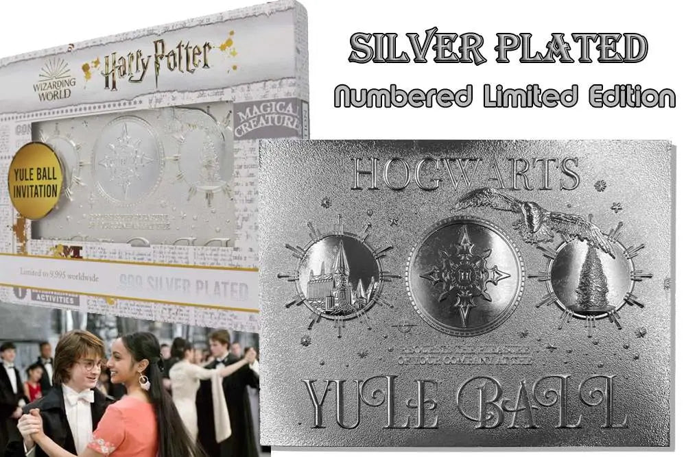 HP YULE BALL TICKET SILVER PLATED Frikytopia