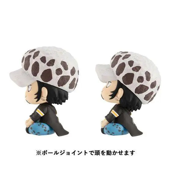 Pack 2 figuras megahouse one piece look up trafalgar d law tony tony chopper