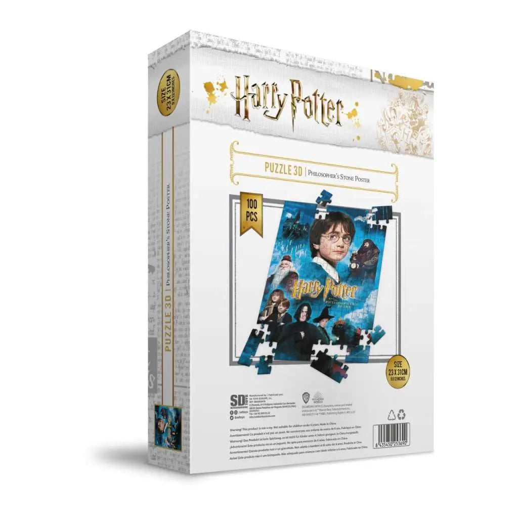 Puzzle Efecto 3D Piedra Filosofal Harry Potter 100pzs