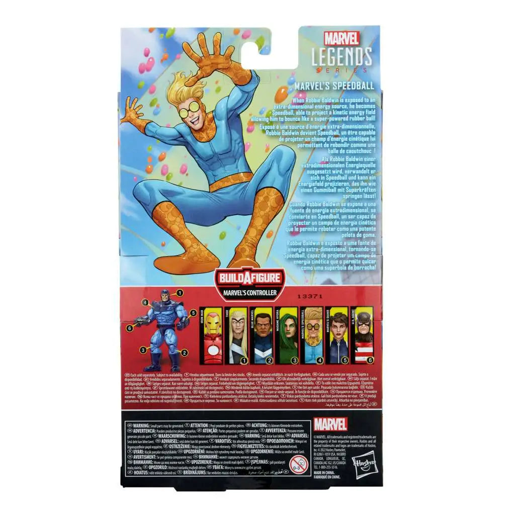 Figura hasbro speedball marvel legends