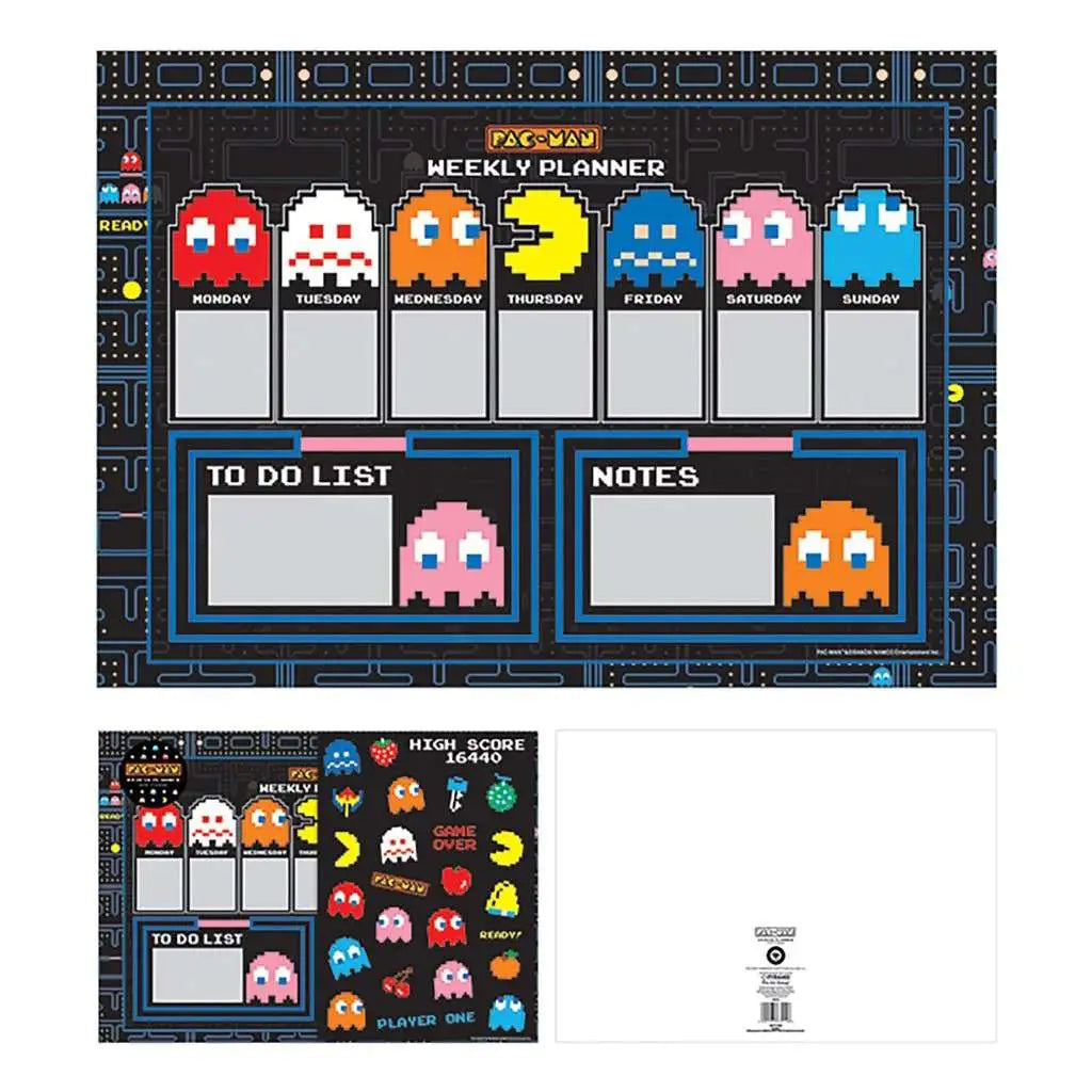 PAC-MAN A4 DESKPAD & Pegatinas