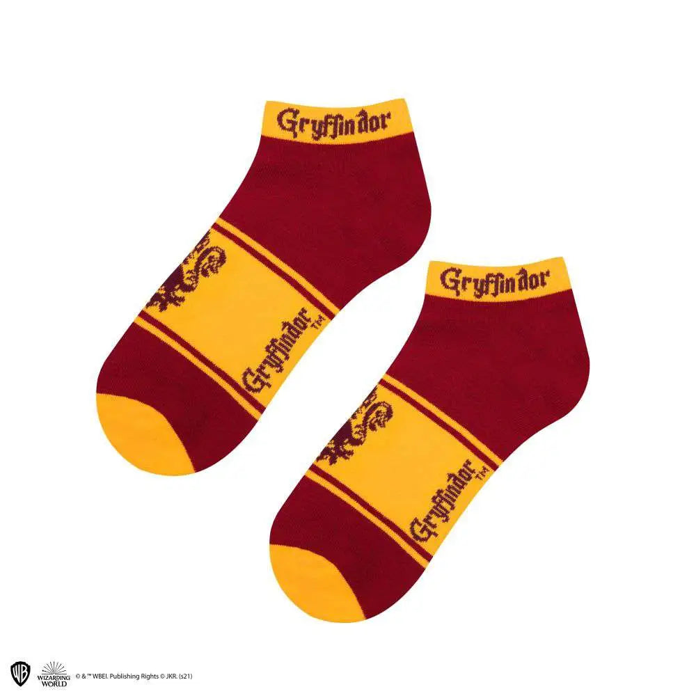 Harry Potter Pack de 3 Pares de calcetines tobilleros Gryffindor