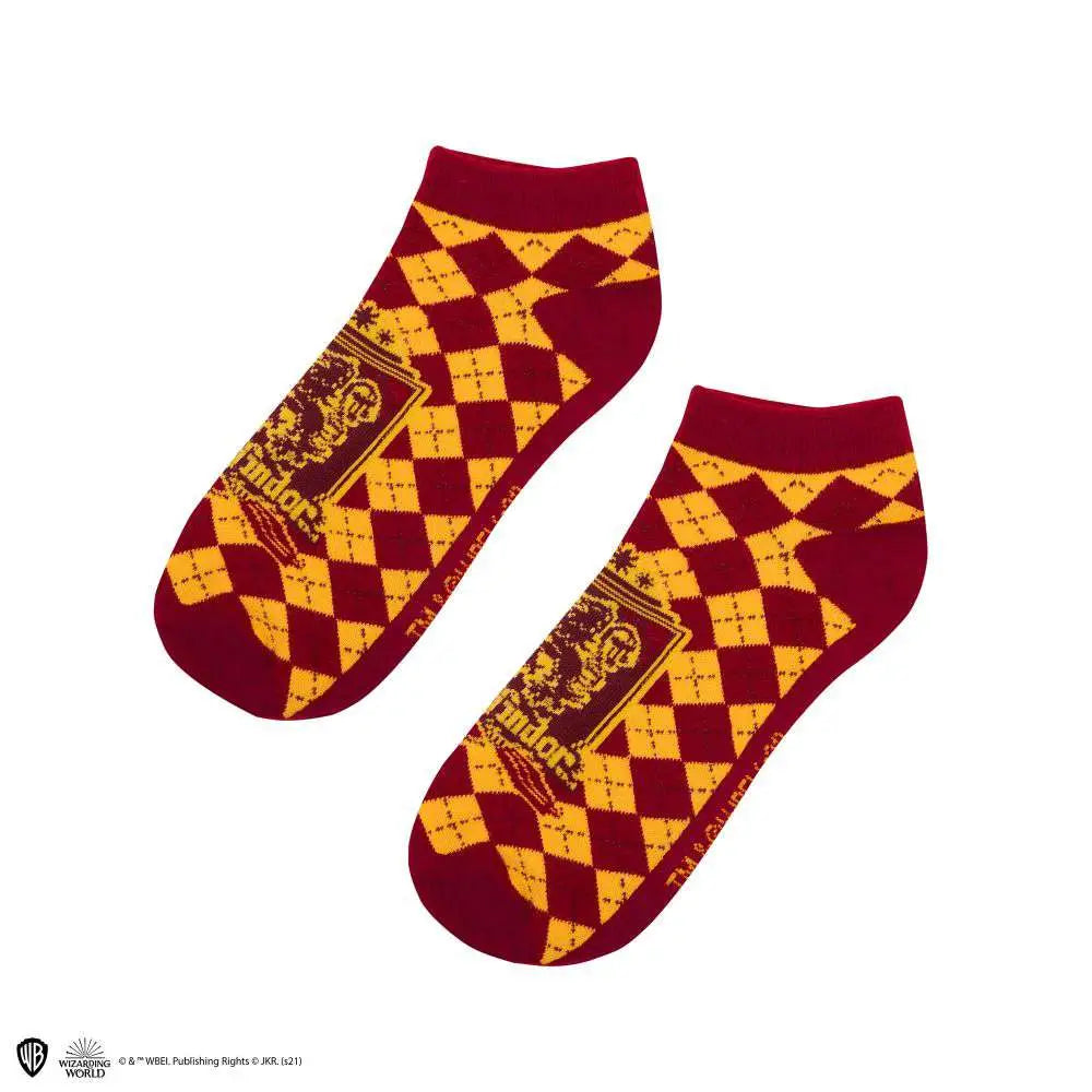 Harry Potter Pack de 3 Pares de calcetines tobilleros Gryffindor