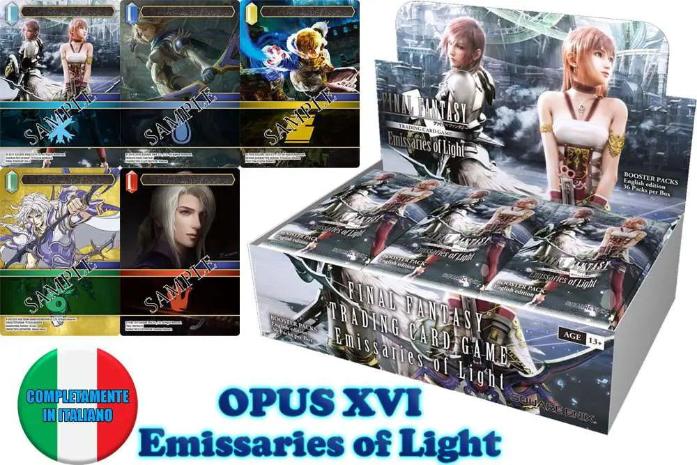FFTCG EMISSARIES Lámpara XVI Caja ITA (36) Frikytopia