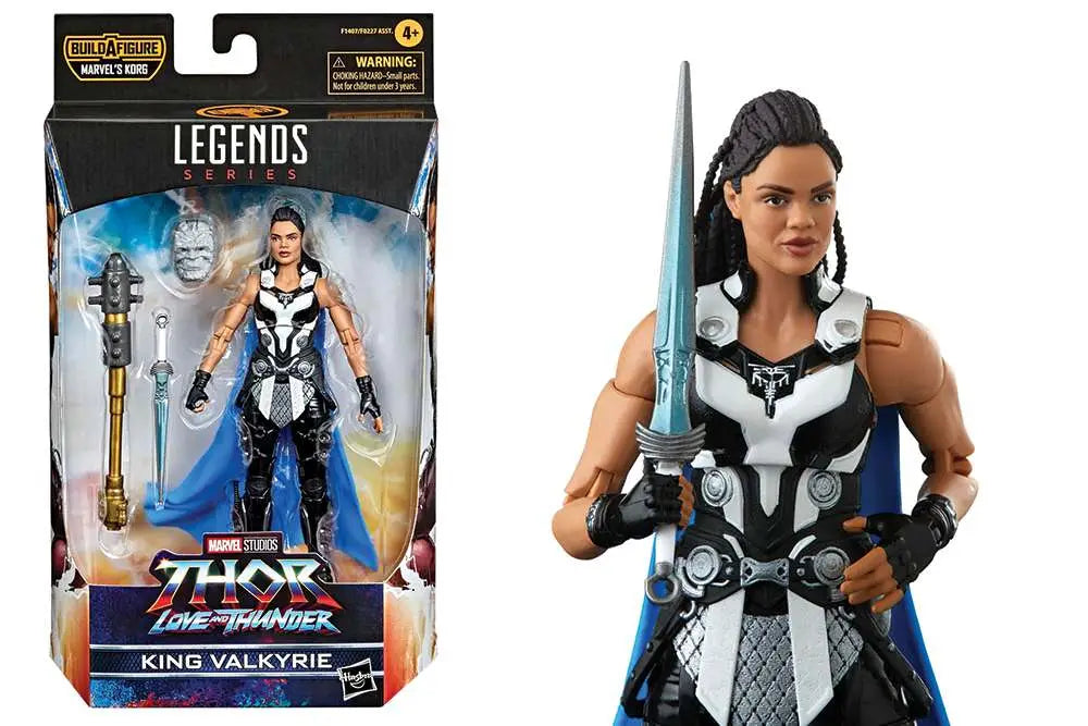 Figura hasbro king valkyrie 15 cm thor love and thunder marvel legends