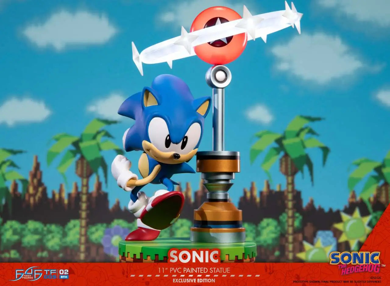 SONIC THE HEDGEHOG 11" COLLECTOR PVC FIG