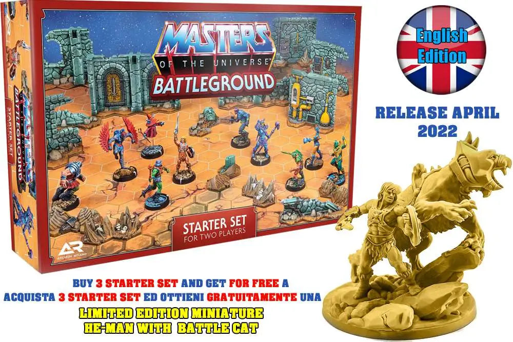 Masters of the Universe: Battleground Juego de Miniaturas Starter Set *Edición Inglés*