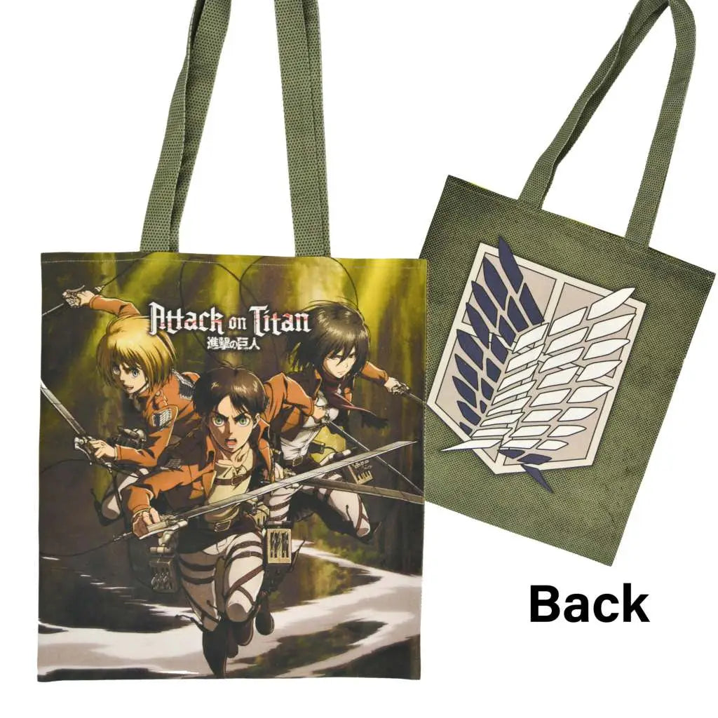 AOT EREN/MIKASA/ARMIN TOTE Bolsa