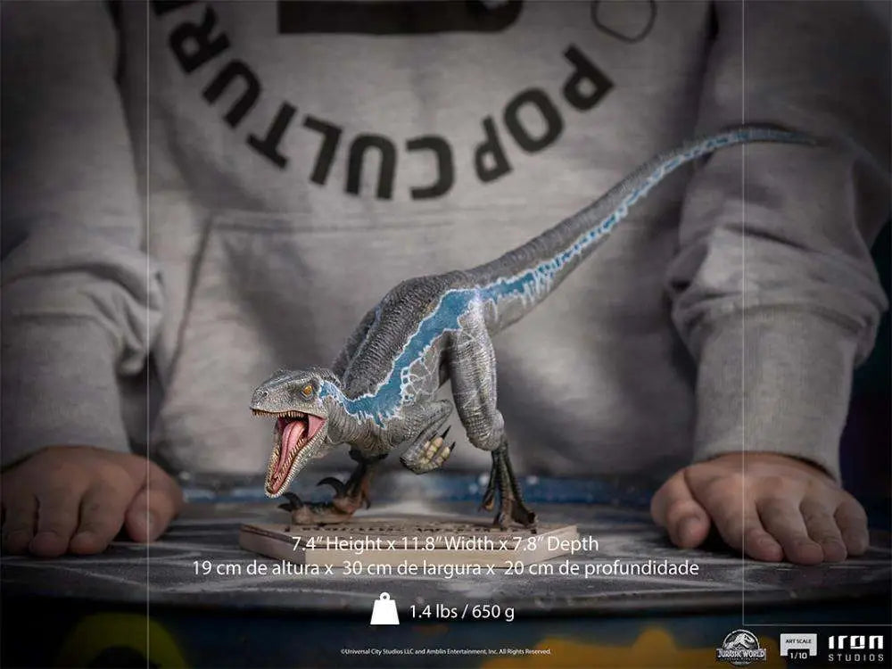 JURASSIC WORLD FK  BLUE 1/10 Estatua