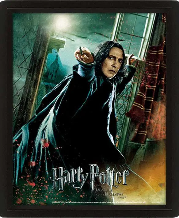 HP DEATHLY HALLOWS SNAPE Póster 3D