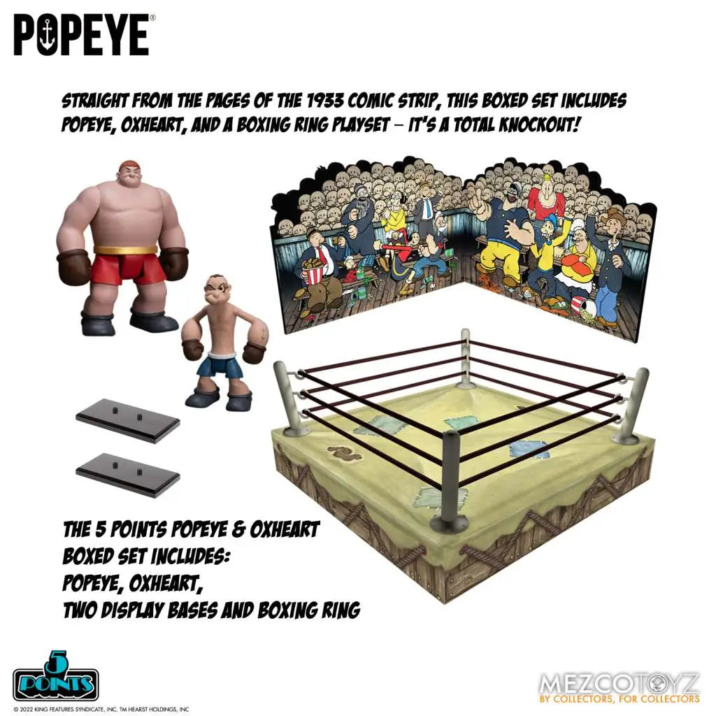 5 POINTS POPEYE & OXHEART Caja SET