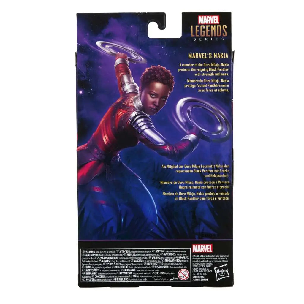 Figura hasbro marvel legends series nakia black panther legacy collection