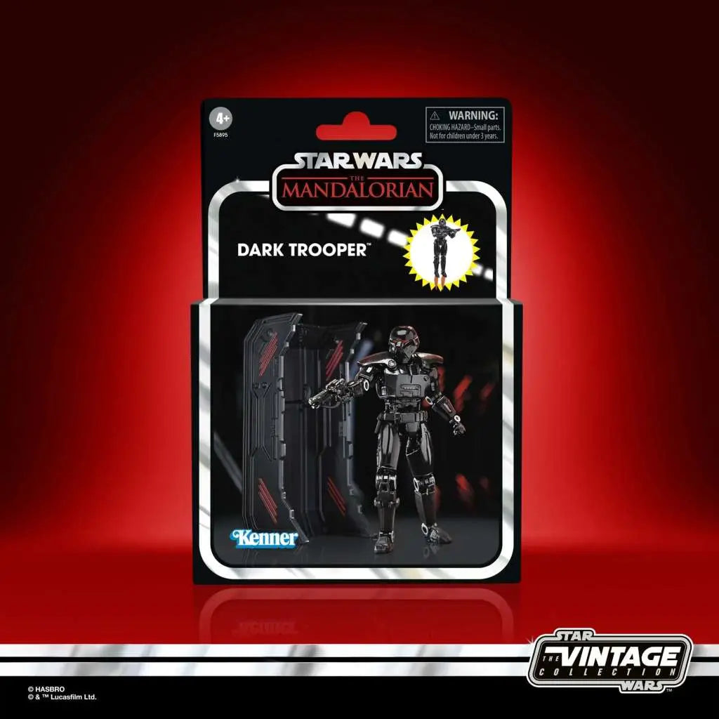 Figura Vin Dark Trooper The Mandalorian Star Wars 9,5cm