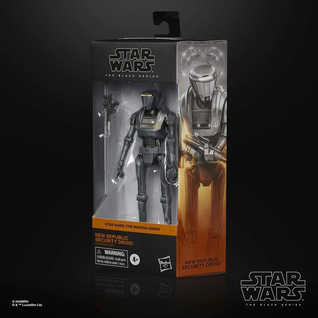 Figura hasbro new republic security droid mandalorian black series
