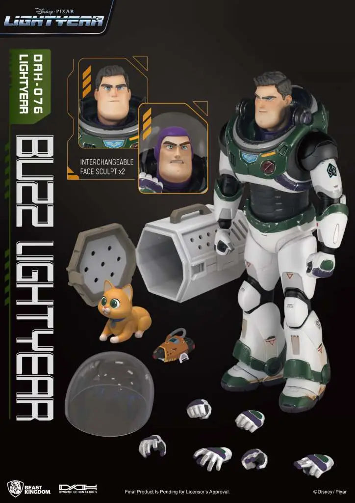 Figura beast kingdom dynamic8h disney lightyear buzz lightyear traje alpha