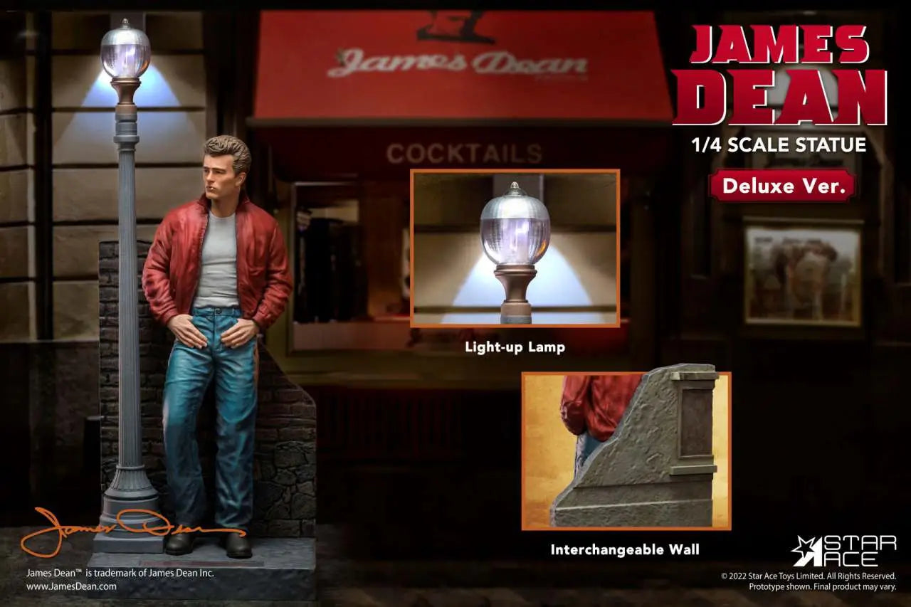 JAMES DEAN 1/4 DELUXE RESIN Estatua Frikytopia