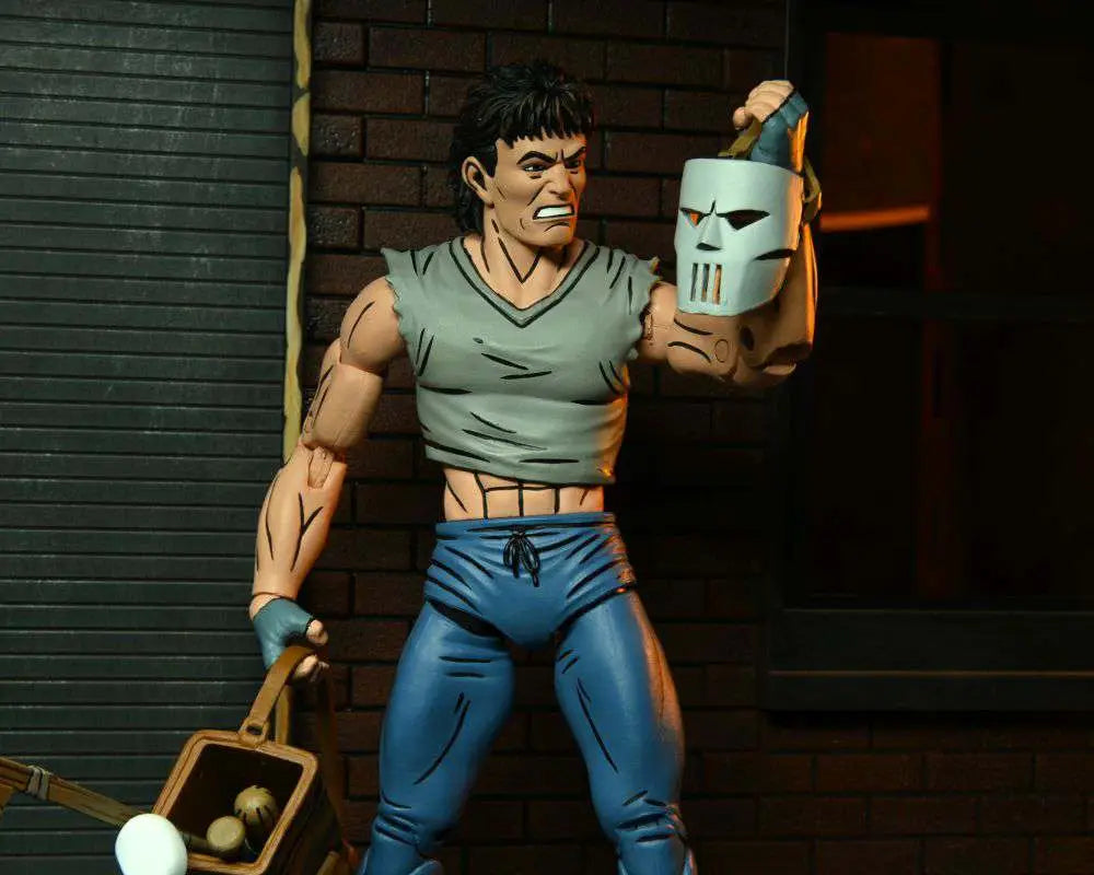 Figura neca tmnt mirage comics scale action figure casey jones