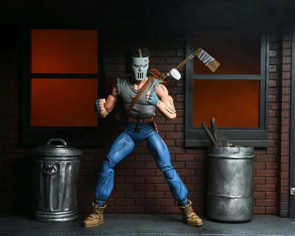 Figura neca tmnt mirage comics scale action figure casey jones