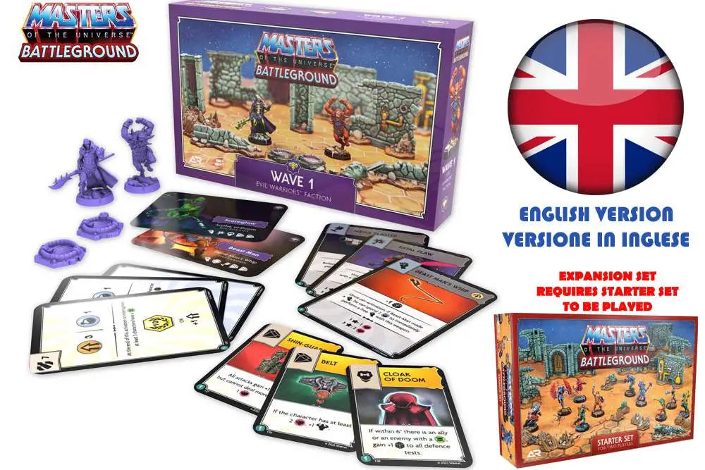Motu:Battleground - Wave 1 - Evil Warriors Faction ENGLISH Frikytopia