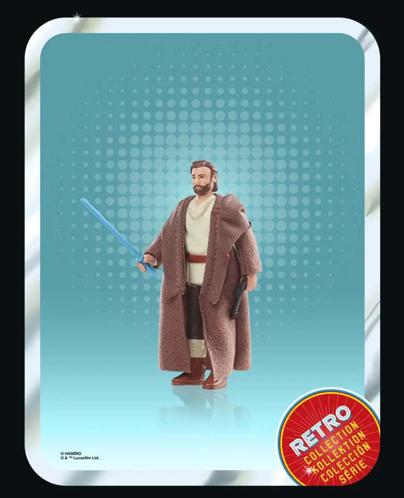 Figura hasbro obi wan kenobi wandering jedi star wars retro collection