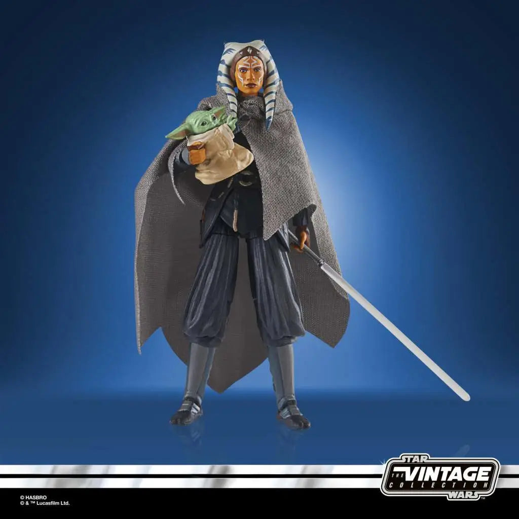 Figura Ahsoka Tano and Grogu Vintage Collection Star Wars 10cm
