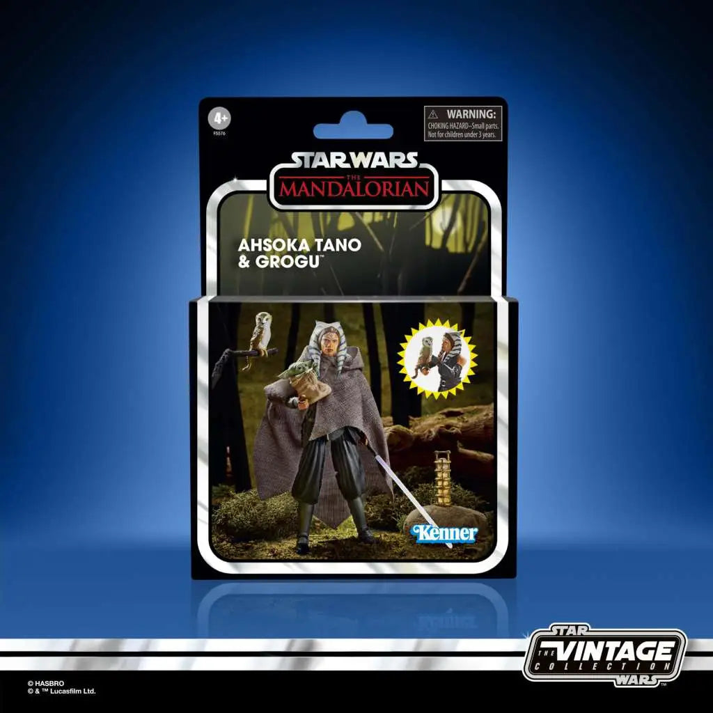 Figura Ahsoka Tano and Grogu Vintage Collection Star Wars 10cm