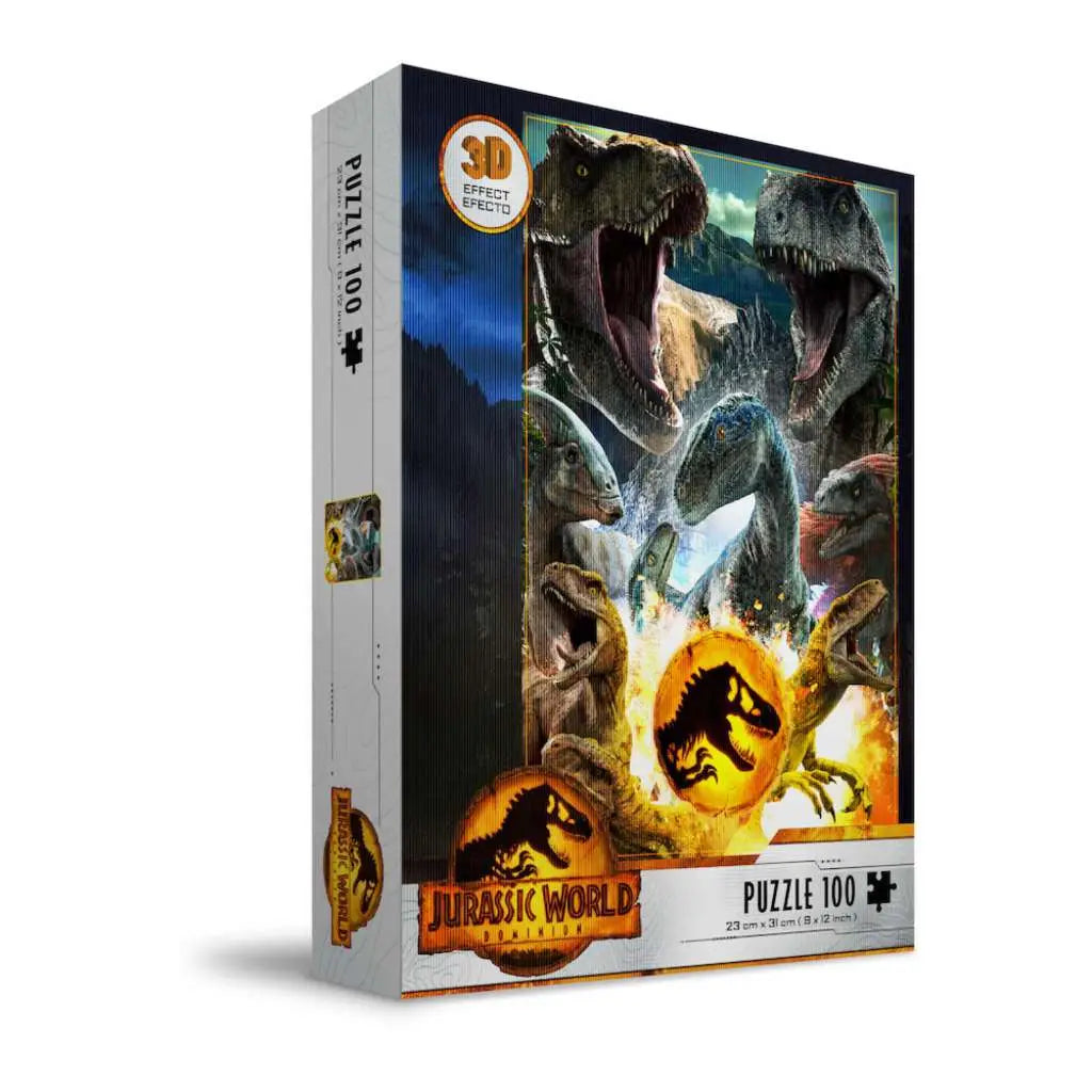 Puzzle 3D Dinosaurios Jurassic World 100pzs