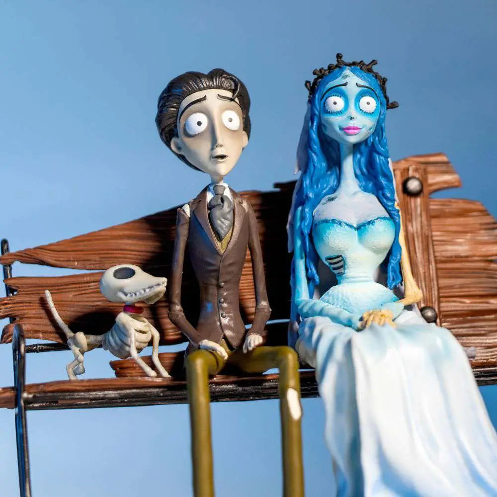 Figura Emily y Victor La Novia Cadaver