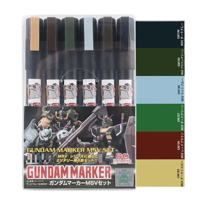 GUNDAM MARKER AMS-127 MSV SET Frikytopia