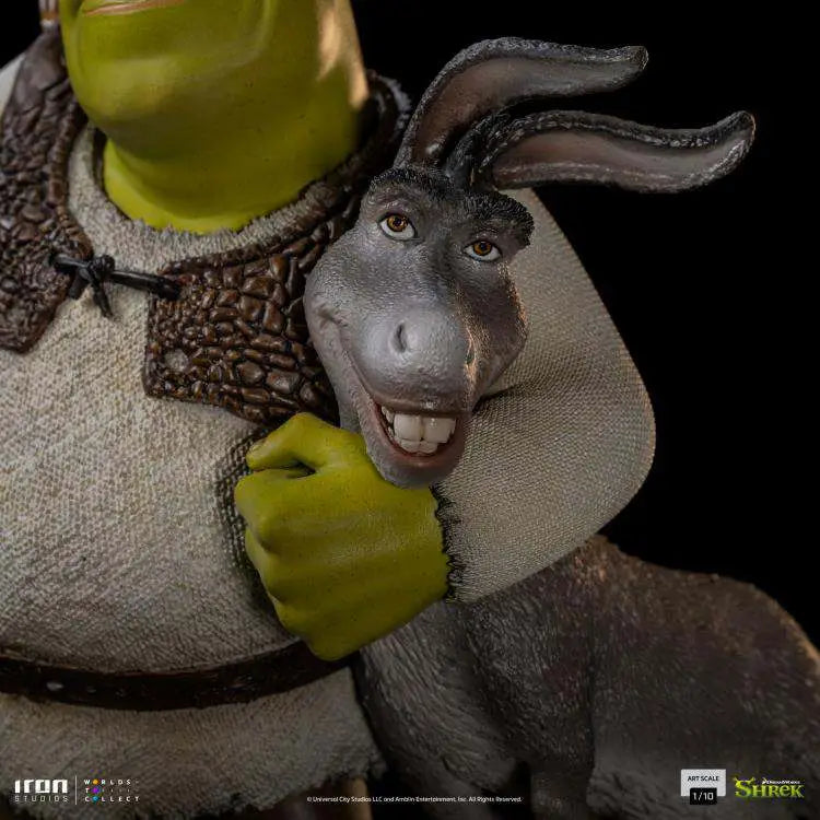 SHREK + DONKEY 1/10 Estatua