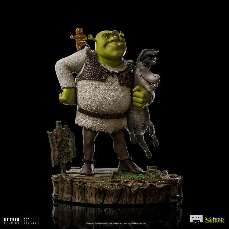 SHREK + DONKEY 1/10 Estatua