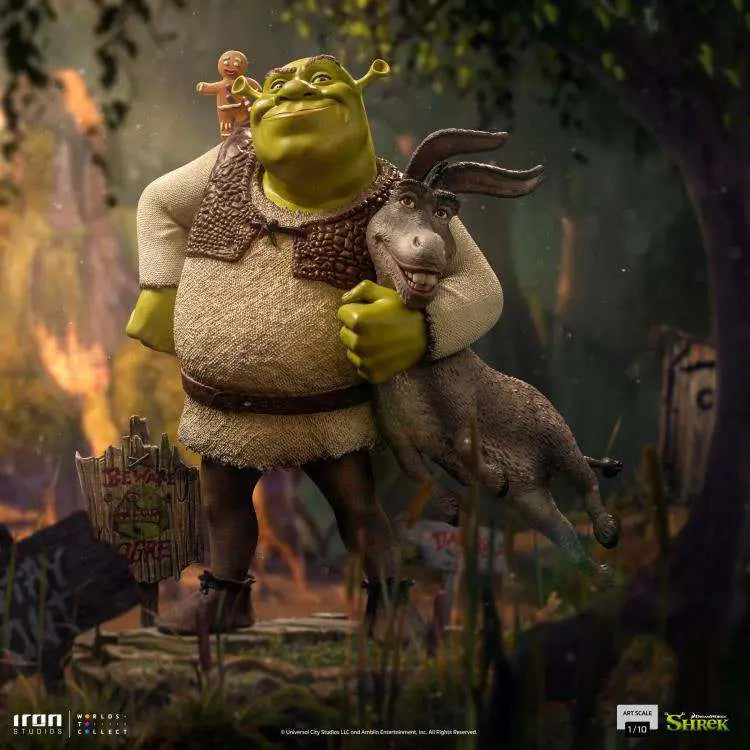 SHREK + DONKEY 1/10 Estatua Frikytopia