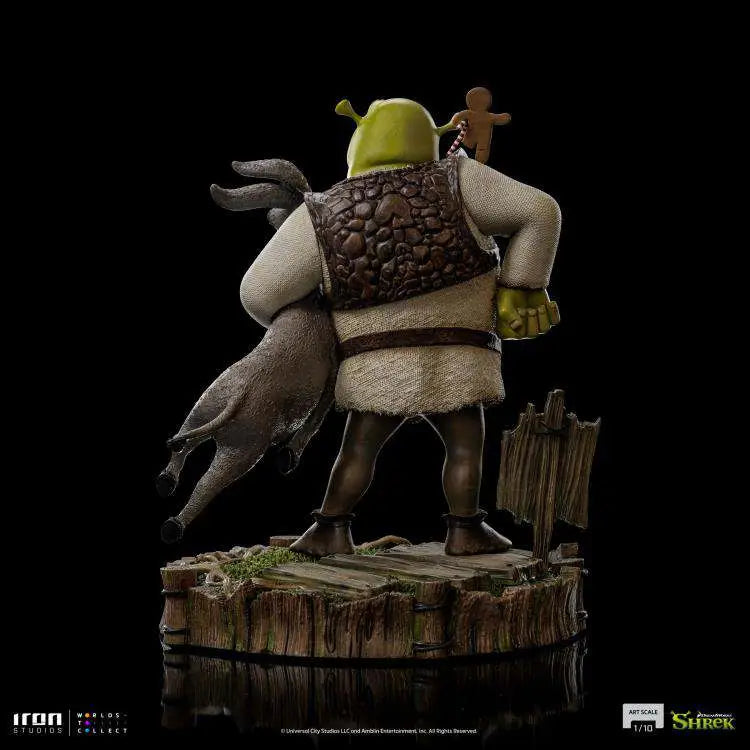SHREK + DONKEY 1/10 Estatua