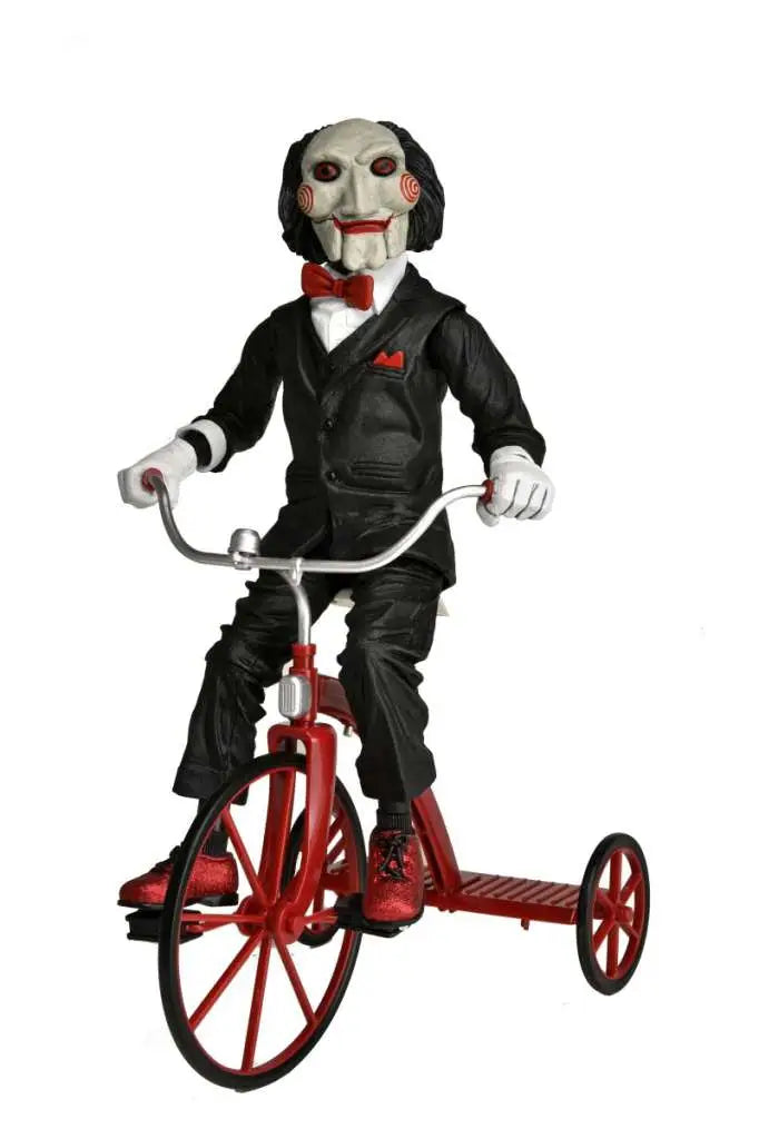 Saw Figura con sonido Billy con Triciclo 30 cm
