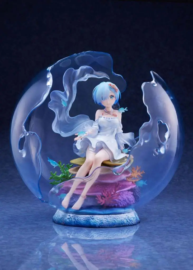 RE ZERO REM AQUA ORB 1/7 Estatua Frikytopia
