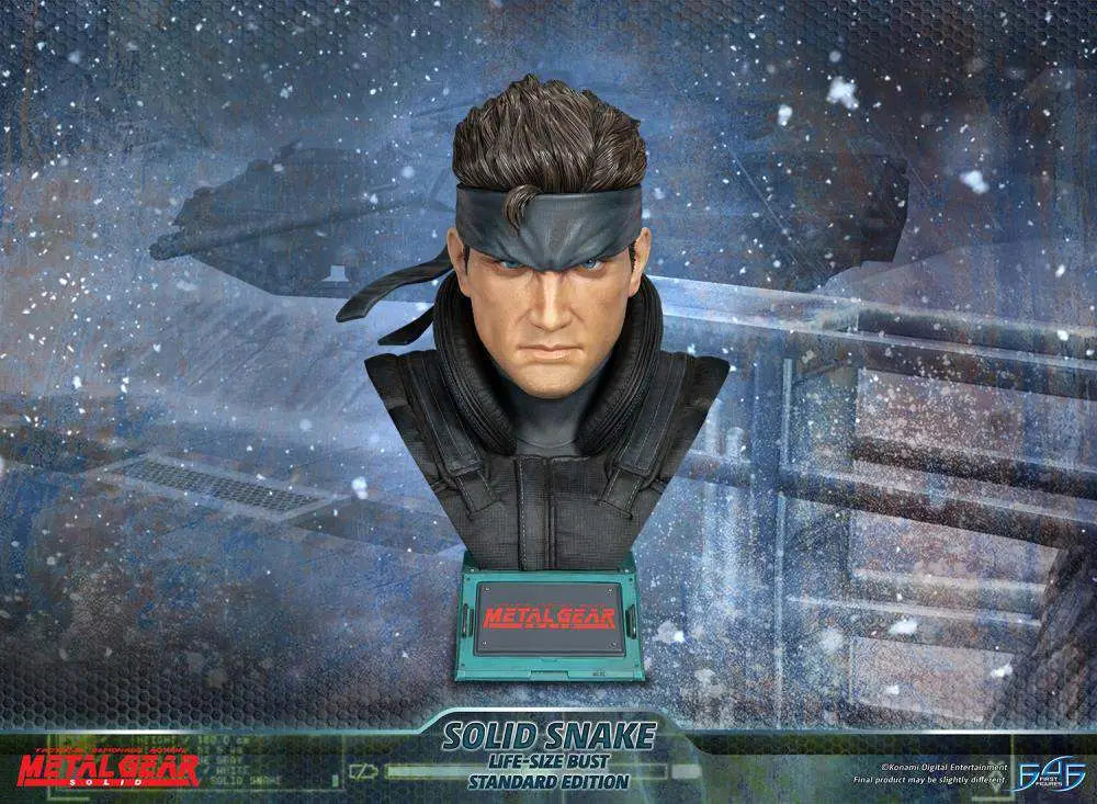MGS SOLID SNAKE LIFE SIZE Busto