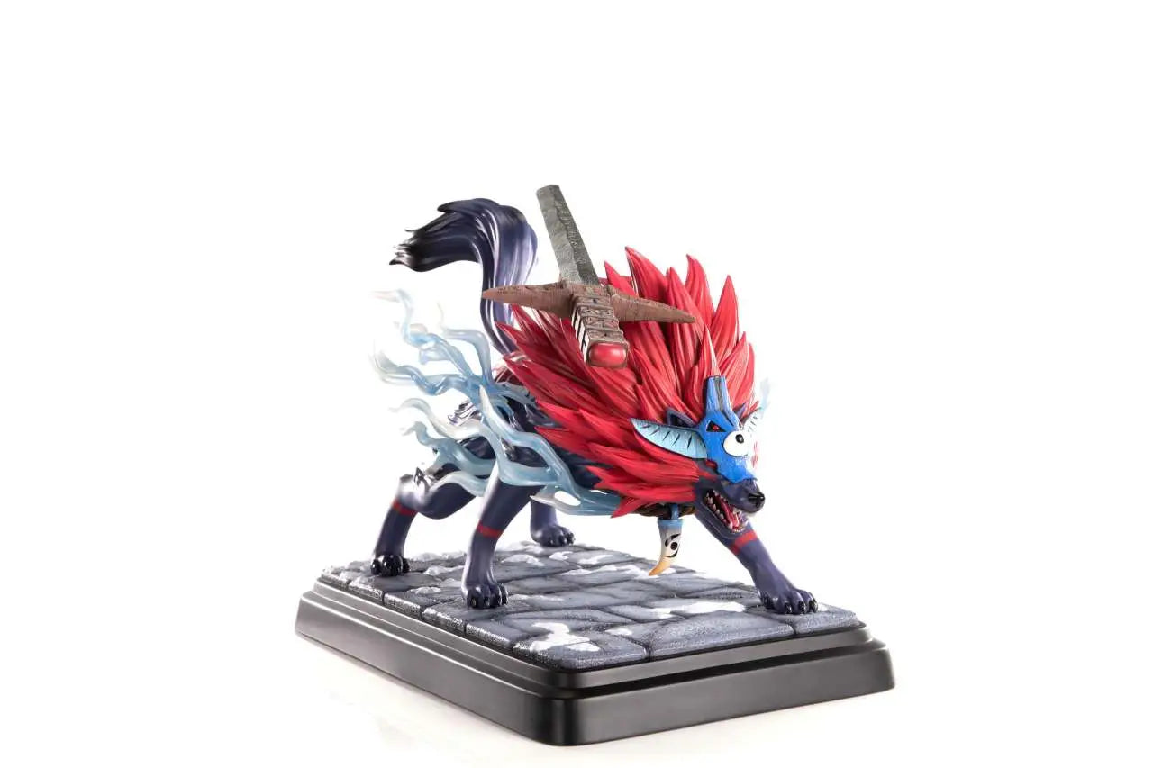 OKAMI OKI WOLF FROM RESIN Estatua