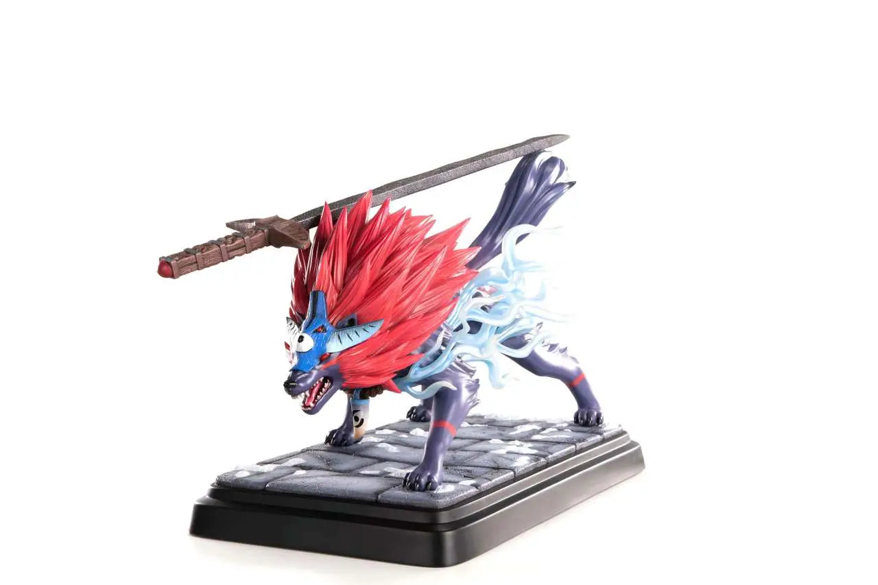 OKAMI OKI WOLF FROM RESIN Estatua