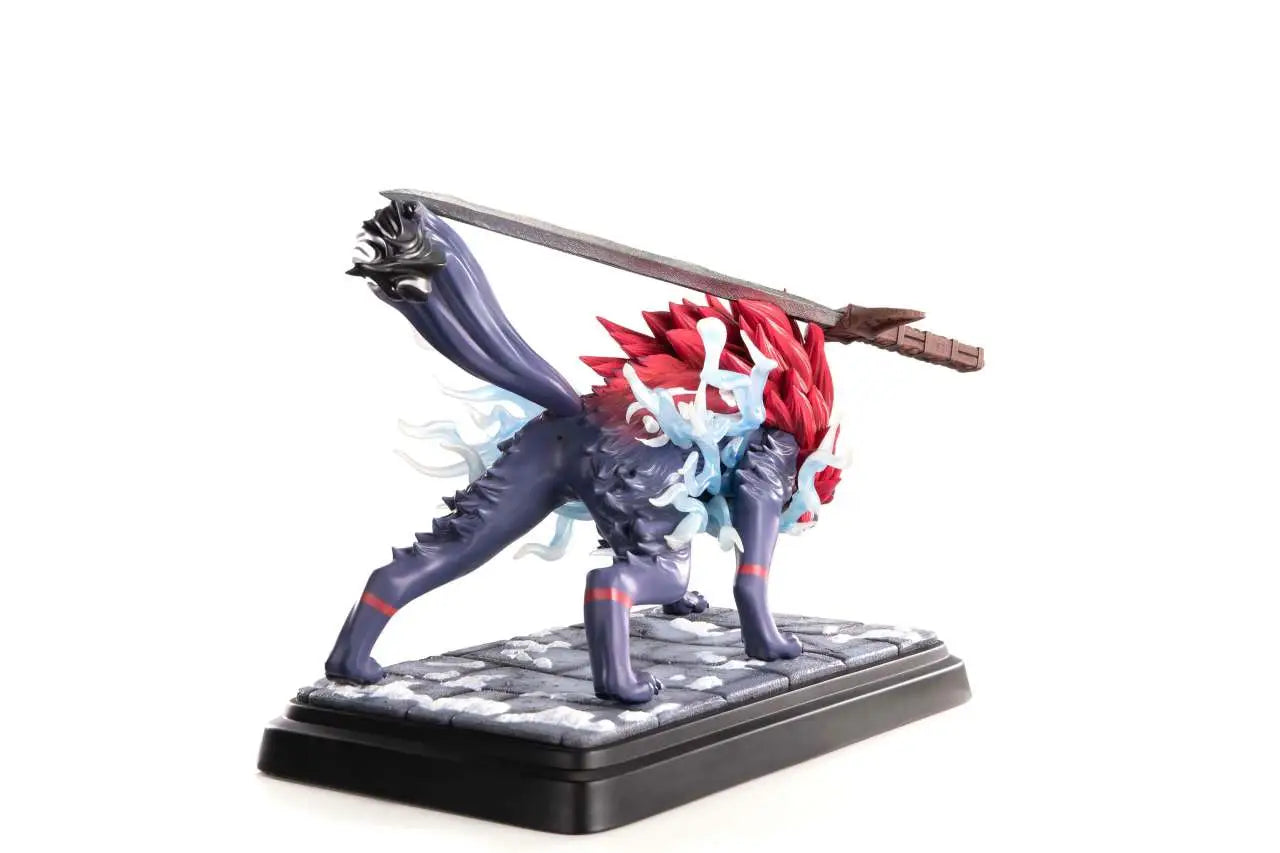 OKAMI OKI WOLF FROM RESIN Estatua