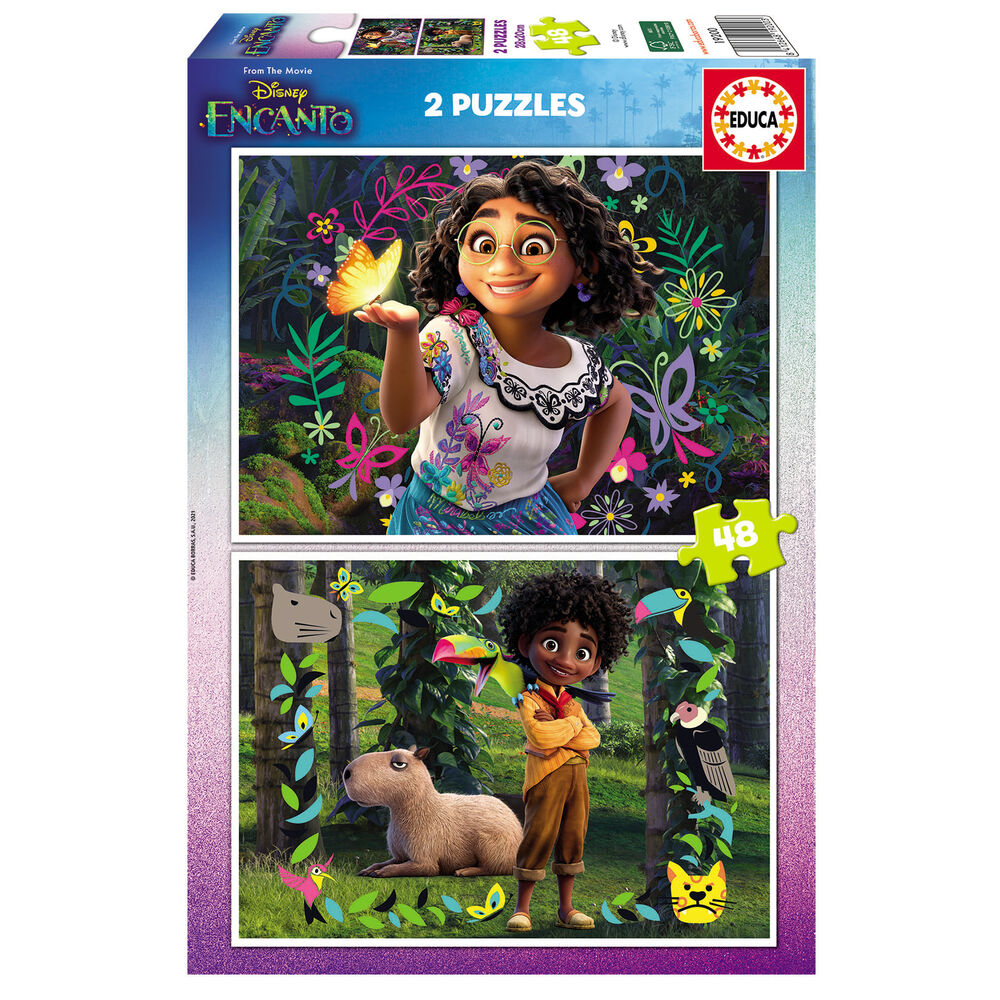 Puzzle Encanto Disney 2x48 piezas Frikytopia