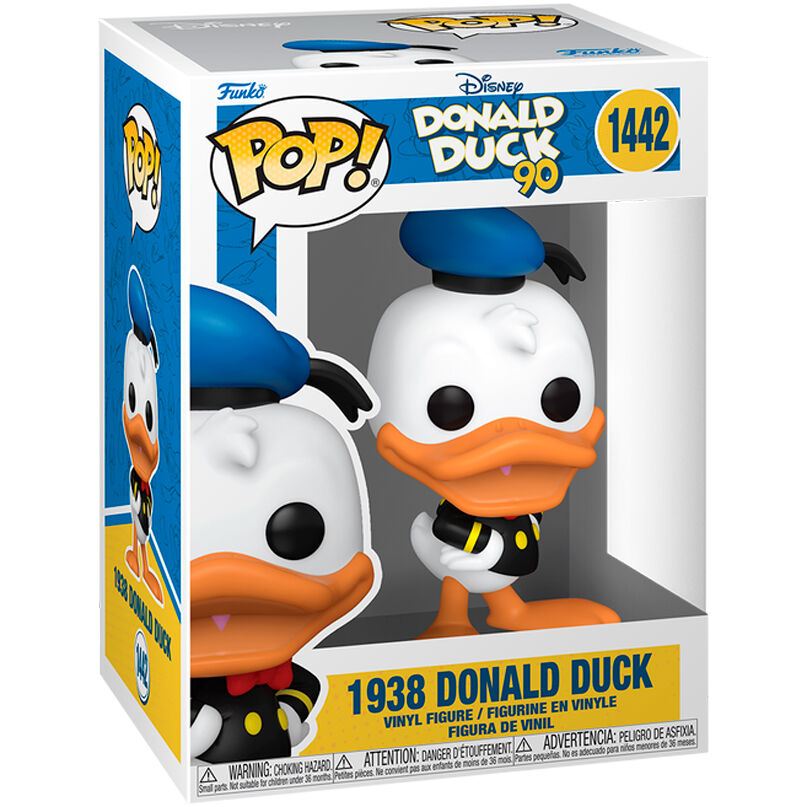 Disney DD 90th Anniversary POP Disney Vinyl Figura Donald Duck 1984 Frikytopia